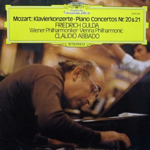Mozart Piano Concertos nr 20 i 21 Friedrich Gulda / Claudio Abbado LP 1975 Germany Deutsche Grammophon , płyta winylowa
