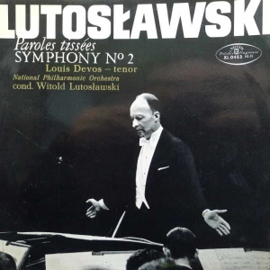Witold Lutoslawski - Paroles Tissées; Symphony No. 2, LP PL, Polskie Nagrania Muza, płyta winylowa