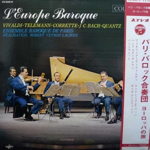 L Europe Baroque - Vivaldi, Teleman, Corrette, Bach, LP 1967 Japan , Columbia / Erato, płyta winylowa