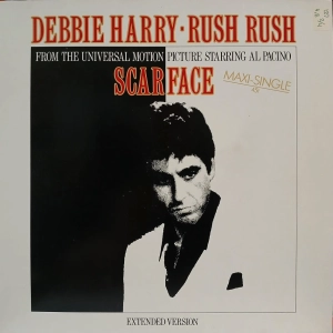 Człowiek z blizną, Scarface - Debbie Harry, Rush Rush (Extended Version) 12" maxi singiel płyta winylowa 1984 Germany