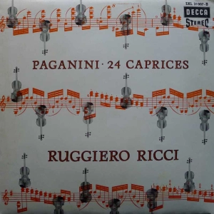 Paganini  - 24 Caprices, Ruggiero Ricci, LP Germany, Decca, płyta winylowa