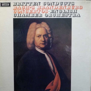 Johann Sebastian Bach - Brandenburg Concertos, Benjamin Britten, 2LP 1969 UK, Decca, BOX, płyta winylowa