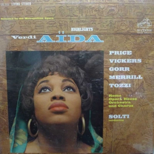 Verdi - Aida - Highlights, Georg Solti, LP 1962 US RCA Victor Red Seal LIving Stereo, płyta winylowa