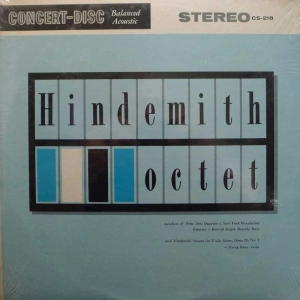 Hindemith - Octet , LP 1960 US, Concert Disc, sealed, płyta winylowa