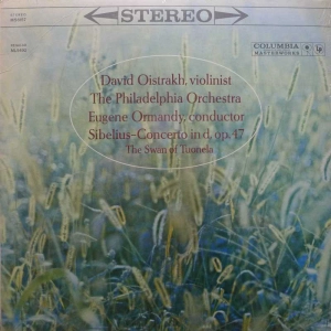 Jean Sibelius - Concerto In D, Op. 47 ‧ The Swan Of Tuonela, David Oistrach, Eugene Ormandy, LP  1962 US, Columbia Masterworks, płyta winylowa, rare