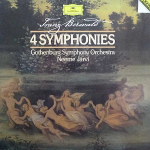 Franz Berwald - 4 Symphonies, Neeme Jarvi, 2LP 1985 Germany, Deutsche Grammophon,  BOX ,płyta winylowa