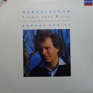Felix Mendelssohn-Bartholdy - Lieder Ohne Worte , Songs Without Words , Romances Sans Paroles,  Andreas Schiff, LP 1988 Holland, Decca , płyta winylowa
