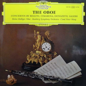 The Oboe, Virtuose Oboenkonzerte , Heinz Holliger, Peter Maag, LP  Germany, Deutsche Grammophon, płyta winylowa