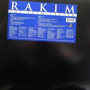  Rakim ‎– The 18th Letter  2LP 1997 US, Universal Music Company 