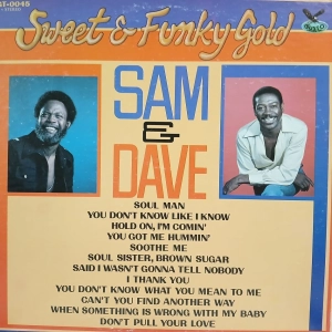 Sam & Dave, Sweet & Funky Gold LP USA 1978 soul funk