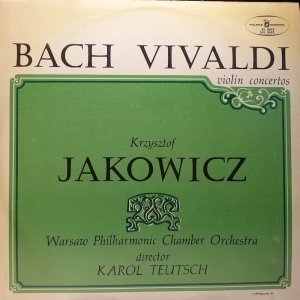 Krzysztof Jakowicz Koncery Skrzypcowe Bach Vivaldi LP