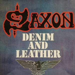 Saxon, Denim And Leather LP 1981 France