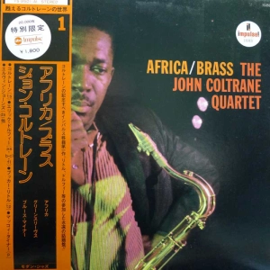 The John Coltrane Quartet - Africa / Brass , LP Japan, obi, insert, 1980