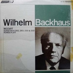 Mozart - Sonatas, Rondo, Wilhelm Backhaus, LP 1968 US, London Records