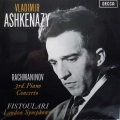 Rachmaninov 3rd Piano Concerto, Vladimir Ashkenazy, Fistoulari London Symphony, LP 1963 UK, Decca, stereo