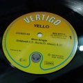 Yello -  Goldrush, 12" 45 rpm 1986 Germany, Vertigo