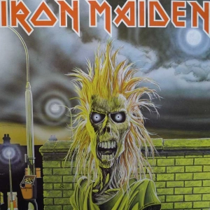 Iron Maiden 1st album LP 1980 Canada, Harvest, płyta winylowa