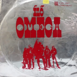 Omega – Élő Omega LP blaszanka z plakatem