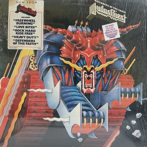 Judas Priest Defenders of the Faith LP USA 1st press 1984, insert, metal płyta winylowa