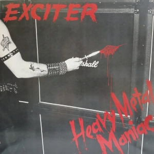 Exciter, Heavy Metal Maniac LP Holland 1986, metal, Roadrunner, płyta winylowa