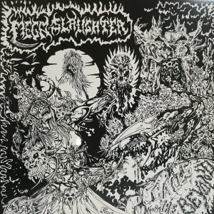 Megaslaughter, Calls From The Beyond LP 2014 White, insert, metal, płyta winylowa