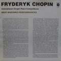 Fryderyk Chopin, International Chopin Piano Competitions, Best Mazurka Performances 1927-1955, Henryk Sztompka, Halina Czerny-Stefańska, Alexandre Uninsky, Fou Tsong, Jakov Zak, LP 1990 PL, Polskie Nagrania Muza, płyta winylowa 