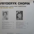 Fryderyk Chopin, International Chopin Piano Competitions, The Golden Twelve VOL 2, Halina Czerny-Stefańska, Adam Harasiewicz, LP 1990 PL, Polskie Nagrania Muza, płyta winylowa    