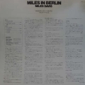 Miles Davis, Miles In Berlin, LP 1973 Japan, CBS/Sony, płyta winylowa