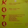 KOTO, Jabdah , 12" 45 rpm 1986  Germany, MEM Records, płyta winylowa, italo disco 