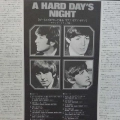 The Beatles, A Hard days nigh,t LP 1976 Japan, Apple Records, płyta winylowa