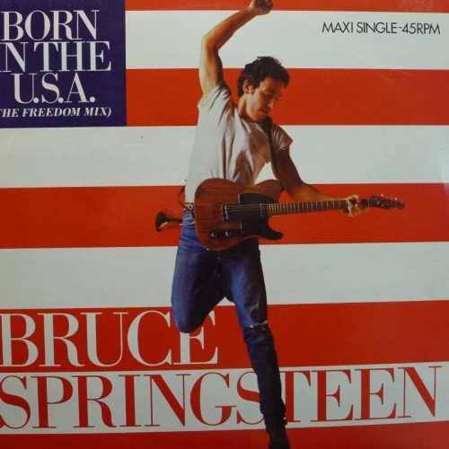 Bruce Springsteen, Born in the U.S.A., 12" 45rpm 1984 EU, CBS, płyta winylowa