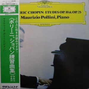 Frederic Chopin, Etudes, Maurizio Pollini, LP 1973 Japan, Deutsche Grammophon, płyta winylowa 