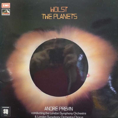 Gustav Holst, Die Planeten Andre Previn, LP 1974 UK EMI/His Masters Voice, SQ Quadrophonie, płyta winylowa