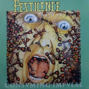 Pestilence, Consuming Impulse, LP 1989 EU, Roadracer Records, płyta winylowa