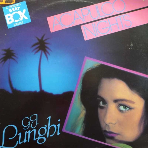 G.J. Lunghi, Acapulco Nights (Swedish Remix), 12" 45 rpm 1985 Sweden, Beat Box, płyta winylowa, italo disco