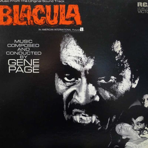 Gene Page, Blacula, Soundtrack, LP Blaxploitation 1972 US, RCA, płyta winylowa