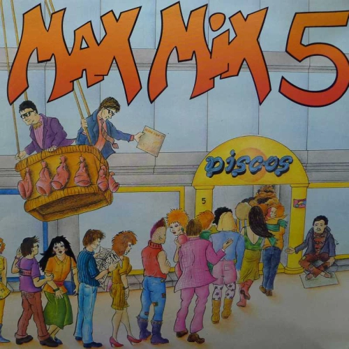 Various, Max Mix 5  LP 1987 Spain,  Max Music, italo disco , płyta winylowa