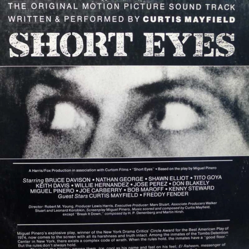 Curtis Mayfield, Short Eyes, The Original Picture Soundtrack /Blaxplotation/  LP 1977 US, Curtom, płyta winylowa