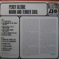 Percy Sledge, Warm & Tender Soul, LP 1966 US, Atlantic, płyta winylowa