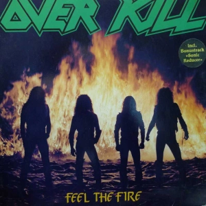 OverKill, Feel the fire, LP 1985 Germany, Noise, płyta winylowa