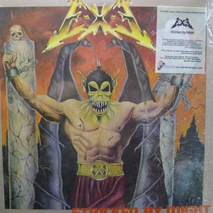 E-X-E, Stricken By Might, LP  1987 UK, Axis Records, płyta winylowa