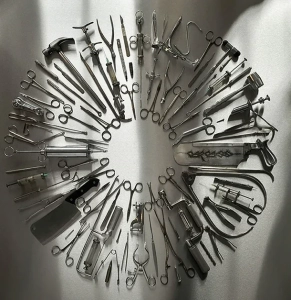 Carcass, Surgical Steel 2LP Red With Black Splatter