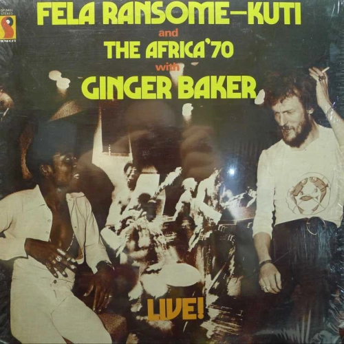 Fela Ransome-Kuti And The Africa '70 With Ginger Baker – Live! LP  1972 US , Signpost, płyta winylowa