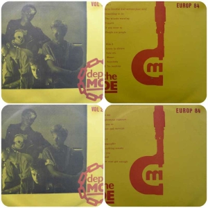 Depeche Mode - Europ 84 Vol 1 Vol 2, Recorded live Lund, Sweden - November 17 1984. 2LP 1985 EU, unofficial