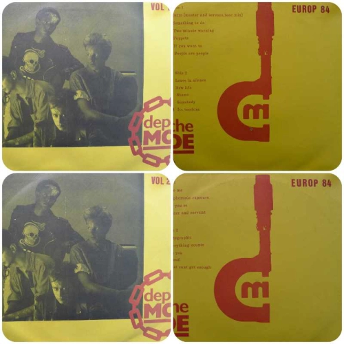 Depeche Mode - Europ 84 Vol 1 Vol 2, Recorded live Lund, Sweden - November 17 1984. 2LP 1985 EU, unofficial