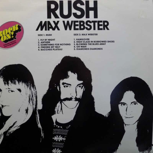 Rush / Max Webster, Rock On, LP 1977 Sweden, Philips, płyta winylowa