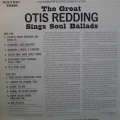 Otis Redding, The Great Otis Redding Sings Soul Ballads, LP 1965 US, Volt Records, płyta winylowa
