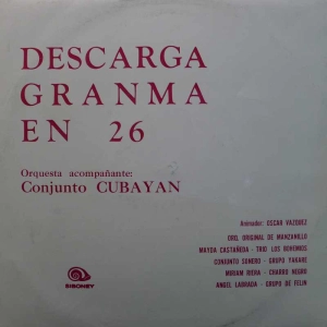 Conjunto Cubayan,  Descarga Granma En 26, LP Cuba, Siboney, płyta winylowa
