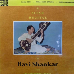 A Sitar Recital, Ravi Shankar, Allah Rakha, LP 1968 UK, Transatlantic Records, płyta winylowa
