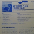 Freddie Roach, Mo' Greens Please, LP 1984 Japan, Blue Note, płyta winylowa